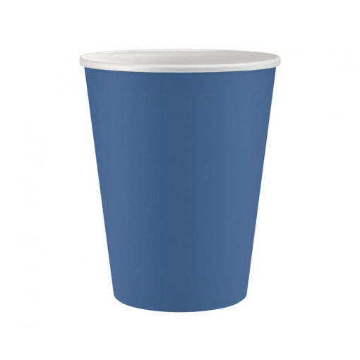 Picture of DARK BLUE PAPER CUP 250ML - 6 PACK
